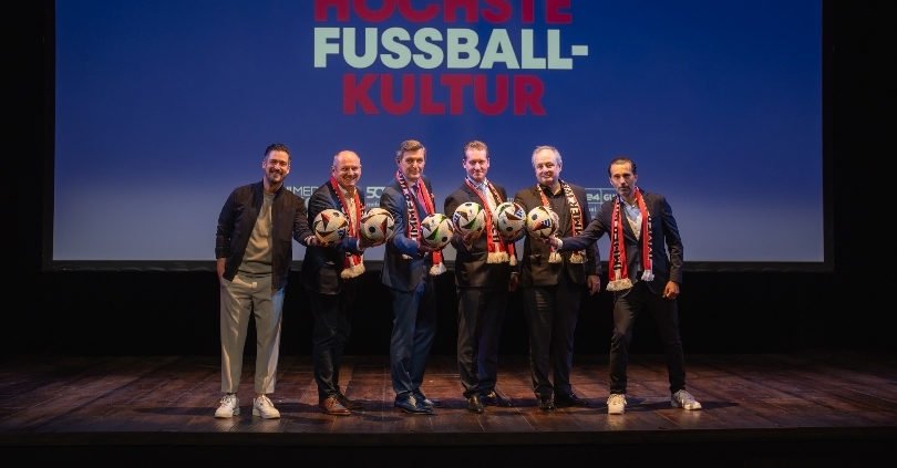 Foto (v.l.n.r.): Andreas Moravec, Ferdinand Wegscheider, Peter Hanke, Oliver Stribl, Franz Patay, Dietmar Otti - Credits: wienholding / David Bohmann