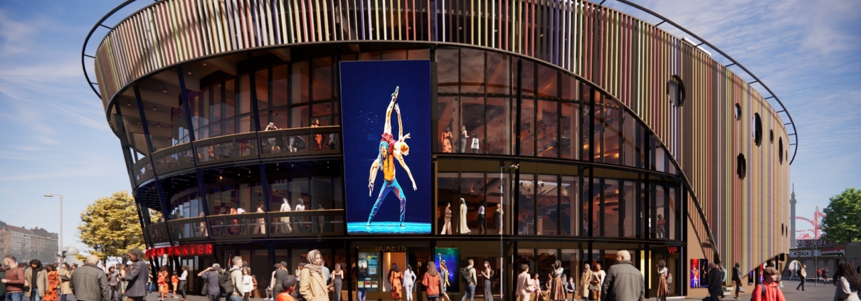 ATG Entertainment präsentiert das Design des "Theater im Prater" - Credits: Haworth Tompkins - ATG Entertainment