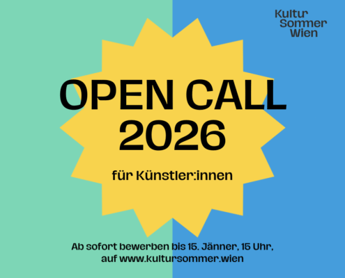 Kultursommer Wien 2026 - Open Call