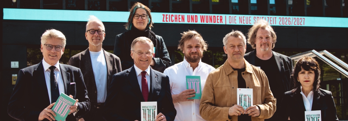 Thomas Königstorfer, Matthias Davids, Thomas Stelzer, Nele Neitzke, David Bösch, Markus Poschner, Hermann Schneider, Roma Janus - Credits: Philip Brunnader
