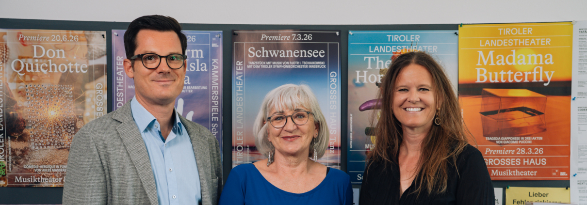 Markus Lutz, Beate Palfrader und Irene Girkinger - Credits: Leon Arévalo